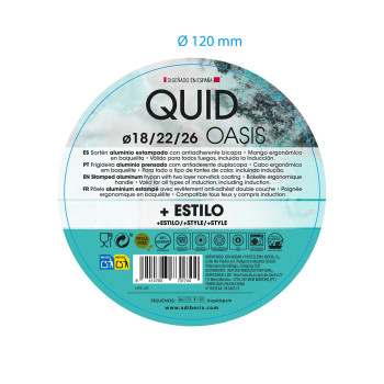 Set of pans Quid Oasis Black Metal 3 Pieces