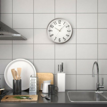 Sieninis laikrodis Versa M292451 Plastmasinis Fusion 4,6 x 30 x 30 cm,,,