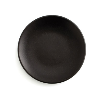 Lame taldrik Anaflor Barro Anaflor Must Terrakota Ø 29 cm Liha (8 Ühikut)