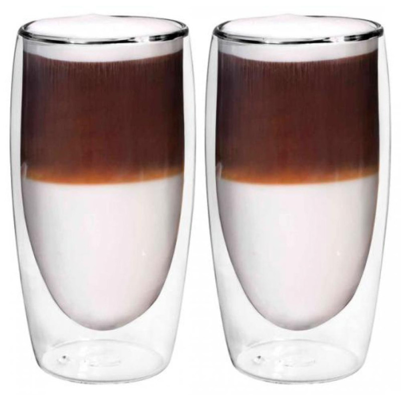 BORAL LATTE MACCHIATO GLĀŽU SETEKTS 2PC., 350ML, DUBULTSIENU, Partner