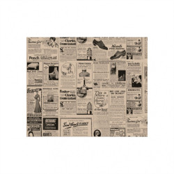 Wrapping paper for burgers TIMES 28x34cm 100pcs brown