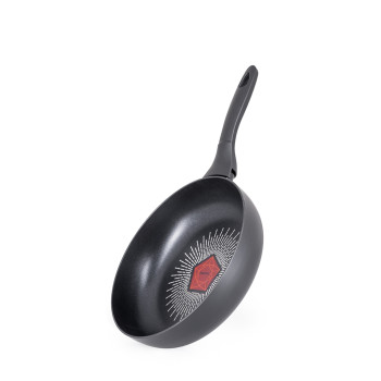 Deep frying pan Velia 24x6.5 cm with induction bottom (aluminium with non-stick coating)