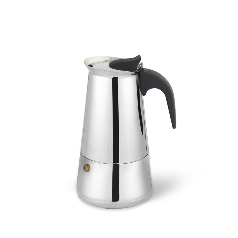 Stovetop Espresso maker for 6 cups / 300 ml (stainless steel), art 3327