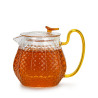 Tea pot 600 ml with glass filter (borosilicate glass), art. 6468
