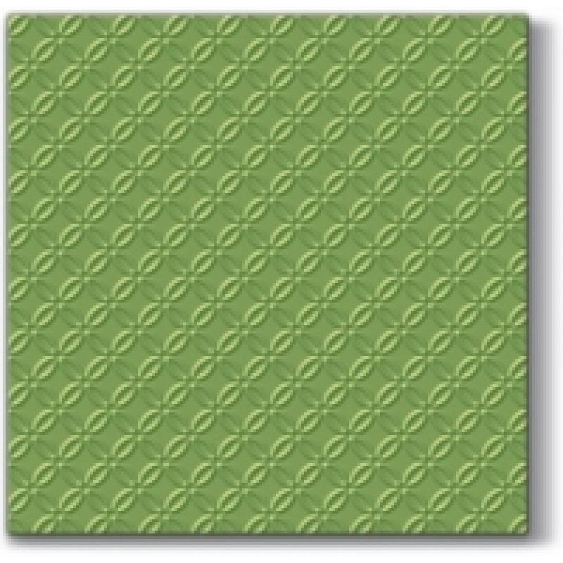 NAPKINS  33X33CM INSPIRATION MODERN GREEN, Paw Decor Collection