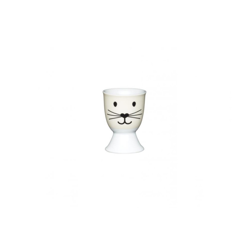 KITCHENCRAFT CAT FACE ДЛЯ ЯЙЦА  ЕМКОСТЬ  8CM, PORCELĀNS, Kitchen Craft