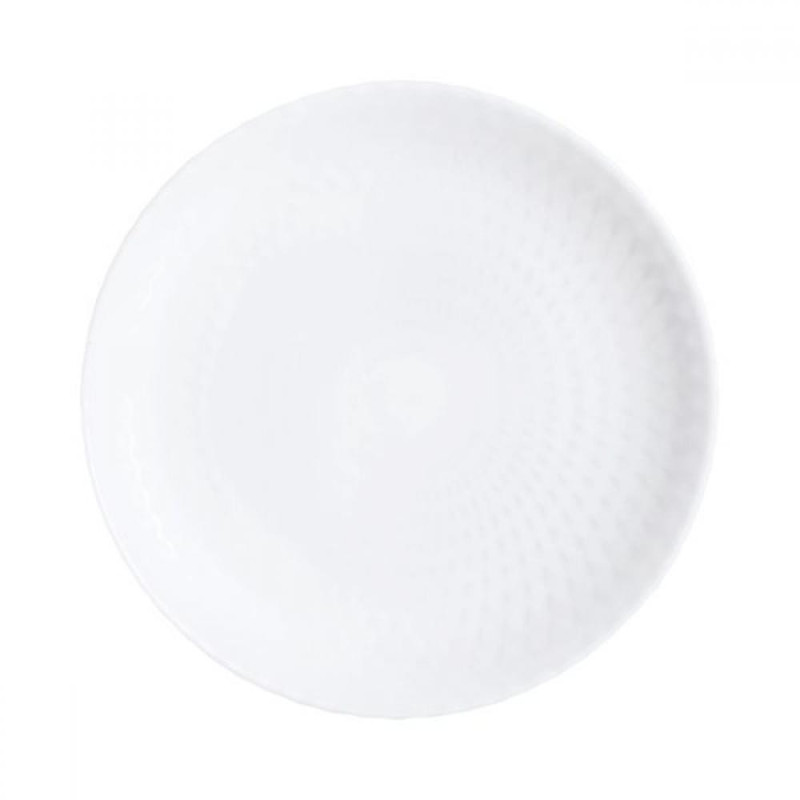 PAMPILLE WHITE  DESSERT  PLATE  19CM, Luminarc