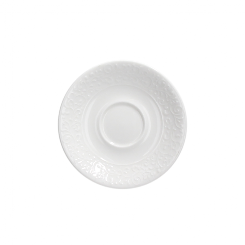 JASMIN APAKŠCup  11.5CM, WHITE, PORCELĀNS, Tognana