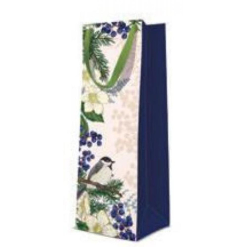 GIFT PACKAGE  PUDELEI 12X37X10CM CHRISTMAS SPARROW, Paw Decor Collection