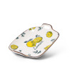 Baking and serving dish LIMONCELLO 20.7x18x4.6 cm with side handles (porcelain)
