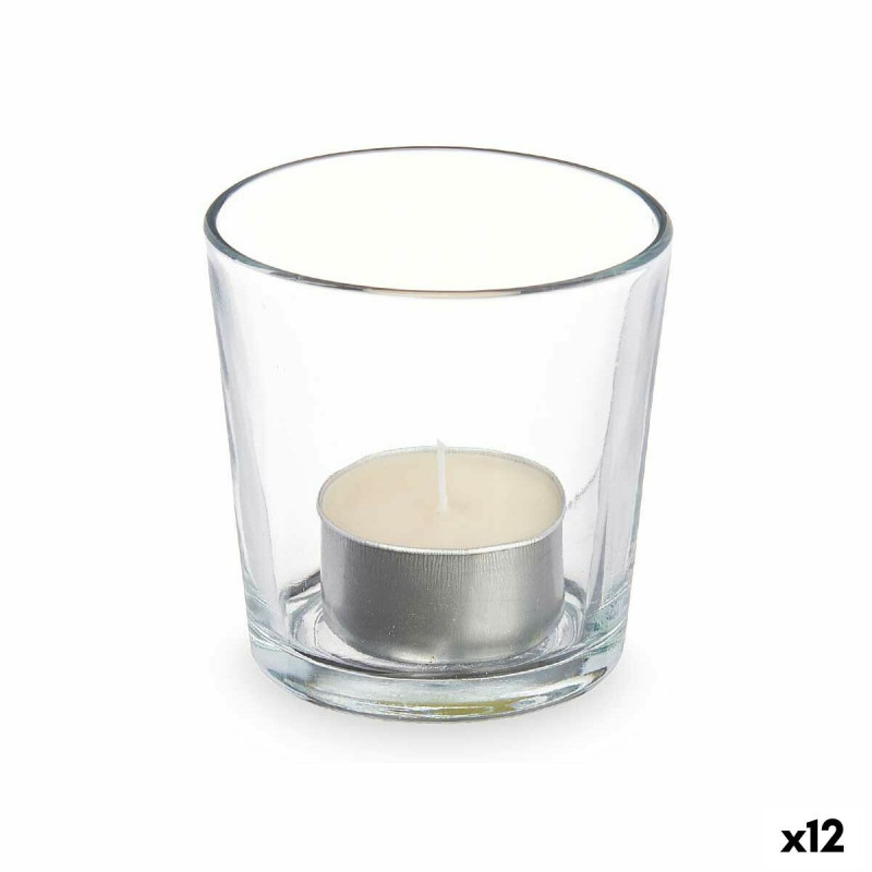 Scented Candle Acorde 1-C-AR Vanilla Glass (12 Units),,,