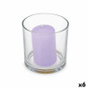 Scented Candle Acorde 2-B-AR Lavendar Glass (6 Units),,,