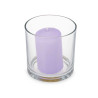 Scented Candle Acorde 2-B-AR Lavendar Glass (6 Units),,,