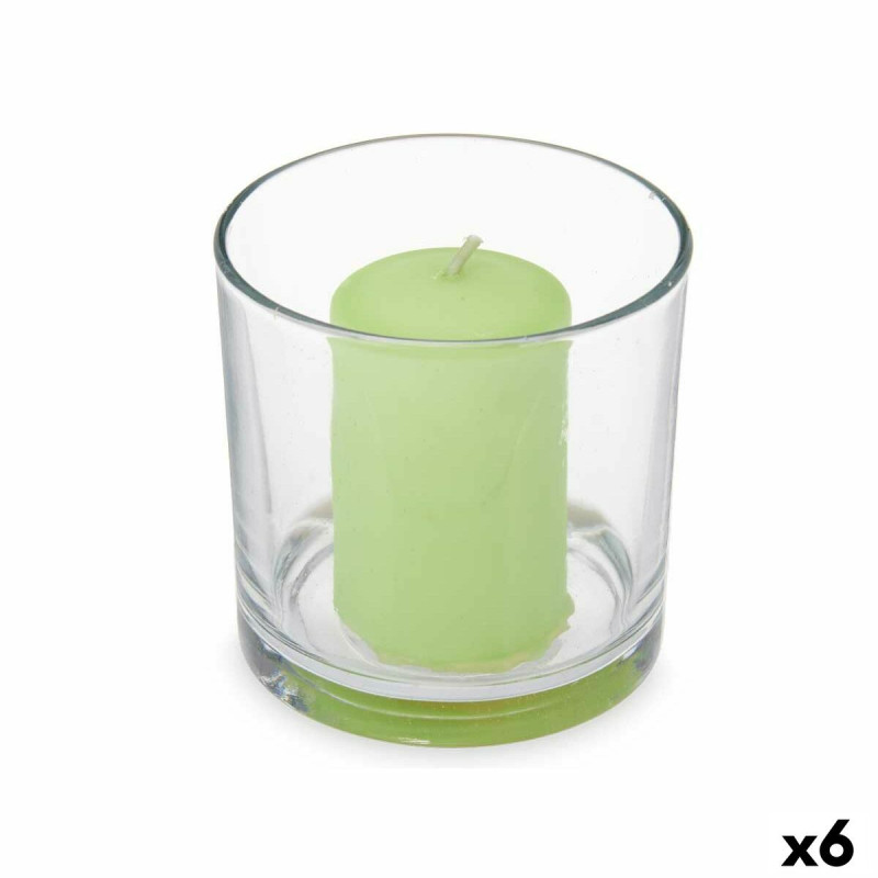 Scented Candle Acorde 2-H-AR Jasmine Glass (6 Units),,,