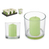 Scented Candle Acorde 2-H-AR Jasmine Glass (6 Units),,,
