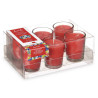 Scented Candle Set Acorde 48-A-AR Red fruits Glass (12 Units),,,