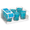 Scented Candle Set Acorde 48-E-AR Ocean Glass (12 Units),,,