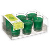 Scented Candle Set Acorde 48-F-AR Bamboo Glass (12 Units),,,