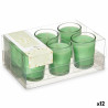Scented Candle Set Acorde 48-H-AR Jasmine Glass (12 Units),,,