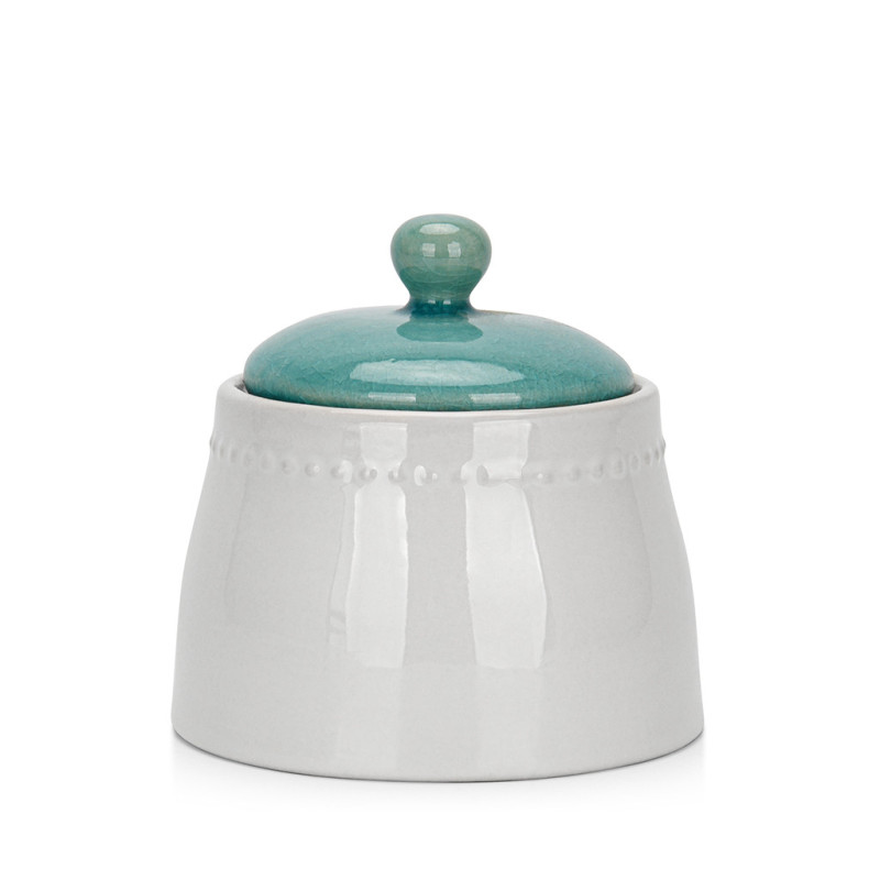 Sugar pot CELINE 450 ml (ceramic) azure
