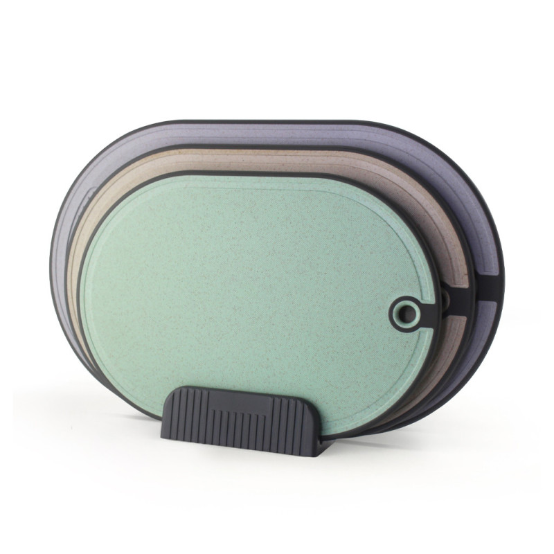 Набор из 3-х разделочных досок 36x23см, 32x21см, 28x19см (пластик+ТПР)