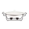 Porcelain food warmer 31 x 25.5 x 6.5 cm / 2.1 l Horeca