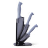 4 pcs knife set GOBI with acrylic stand (non-stick coated steel)