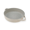 Shallow pot BORNEO 28x7.2 cm / 3.6 LTR WITHOUT LID with induction bottom (aluminium with non-stick coating)