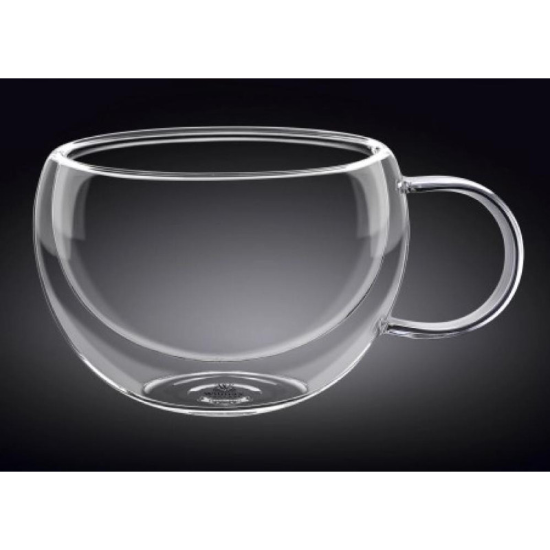 DUBULTSIENU MUG 400ML, STIKLS, Wilmax