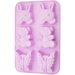 6 cups cake mold RABBIT,...