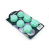 6 cups cake mold GARDEN FLOWERS 26x17x3 cm (silicone)