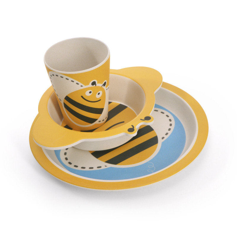 Dinner set BEE 3 pcs (bamboo fibre)