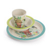 Dinner set BOY 3 pcs (bamboo fibre)
