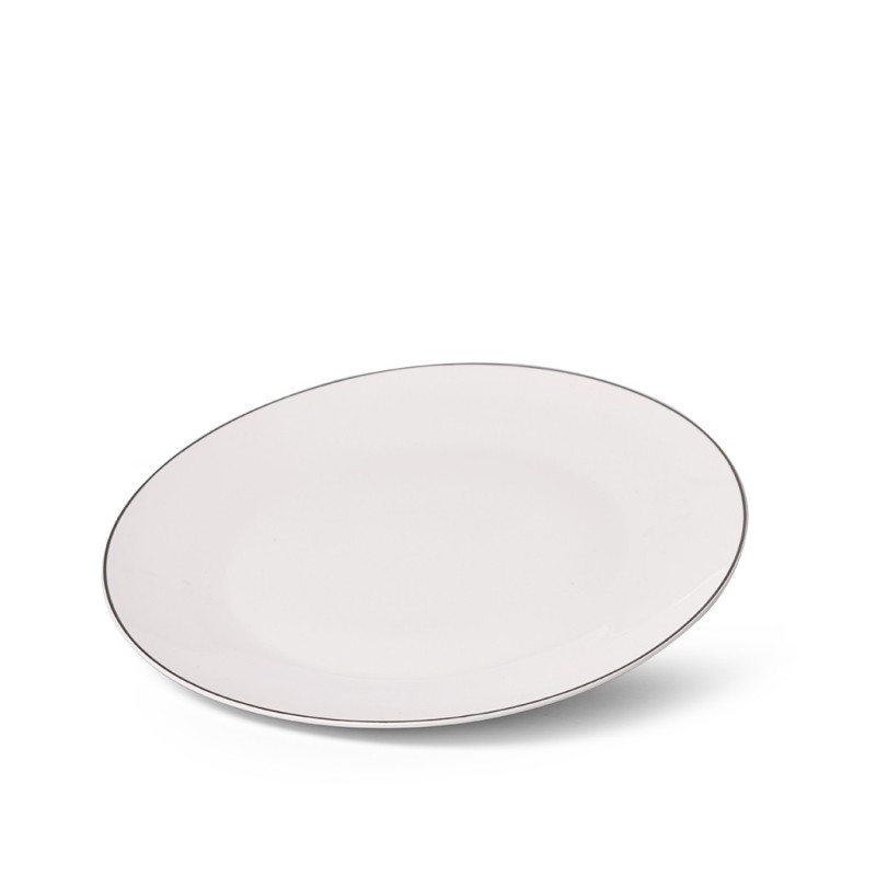 Plate ALEKSA 27 cm color white (porcelain)