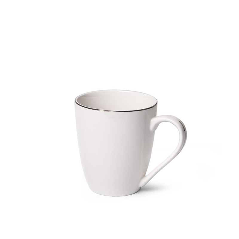 Mug ALEKSA 380 ml color white (porcelain)