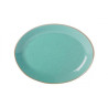 SEASONS TURQUOISE oval  plate  36cm, Porland