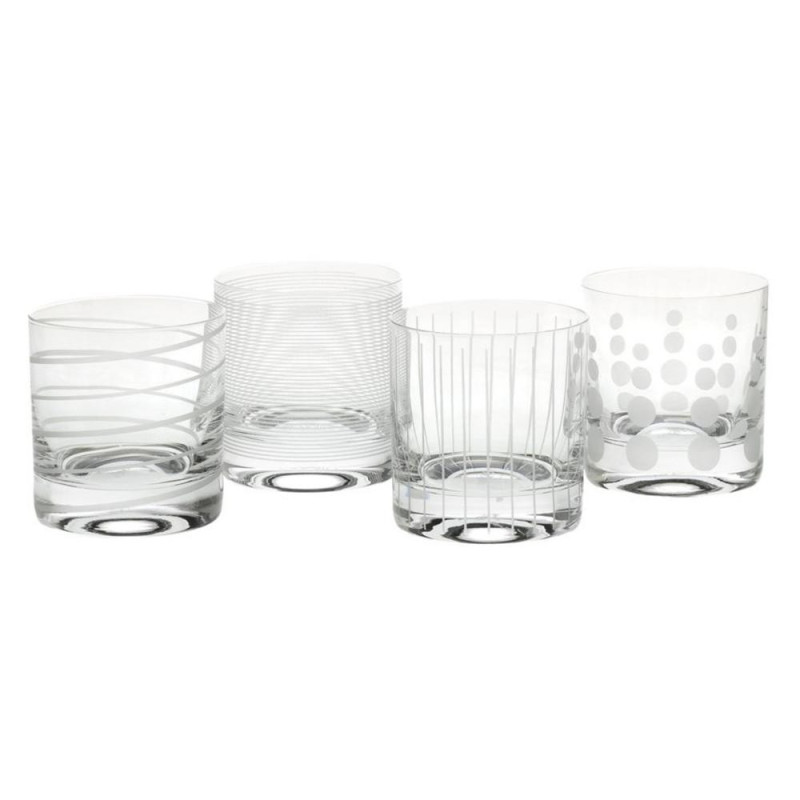 MIKASA CHEERS WHISKEY  CUP S 4 PC.. , 377ML, KRISTĀLS, Mikasa