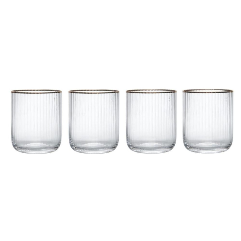 MIKASA SORRENTO ZEMĀS CUP S 400ML, 4 PC.., kristalīns, Mikasa