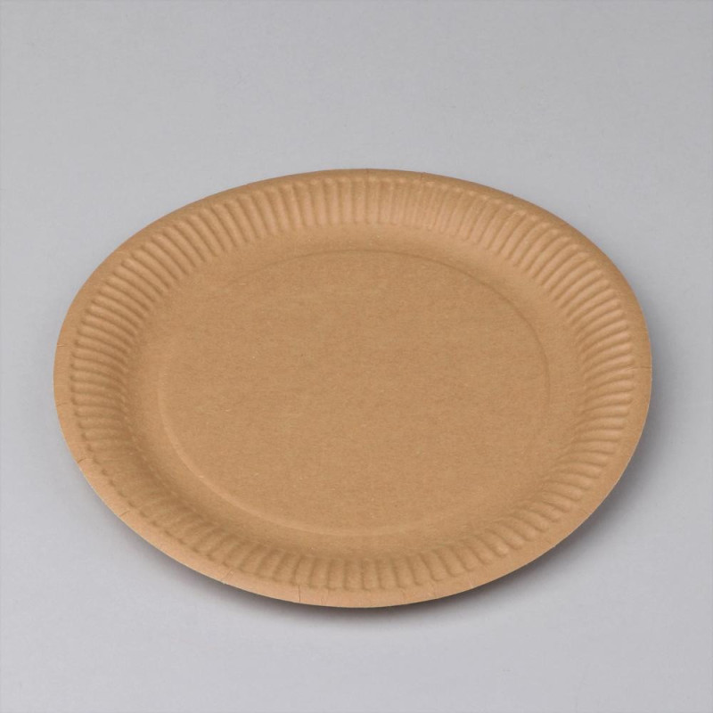 ТАРЕЛКИ  23CM, 50ШТ. ., BRŪNI, БУМАГА  0.53kg, Partner