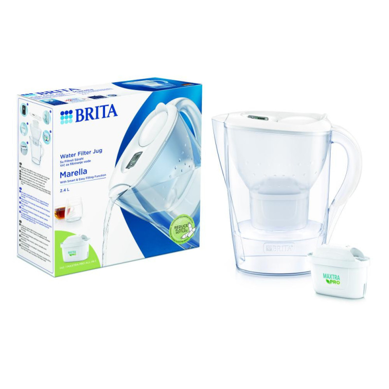 MARELLA MXPRO ŪDENS FILTRAKRŪZE 2.4L, BALTA, BRITA