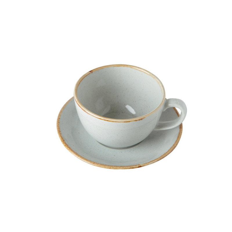 SEASONS pelēka чашка  ar блюдцем 320ml, Porland