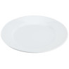 WHITE  rest. DINING  plate  25.4cm, Partner