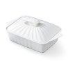 Baking dish with lid 25 x 19 x 13 cm / 1.6 l Horeca porcelain