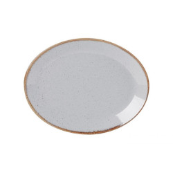 SEASONS pelēks oval  plate...