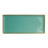 SEASONS TURQUOISE STRAIGHT ūrveida plate  36x15cm, Porland