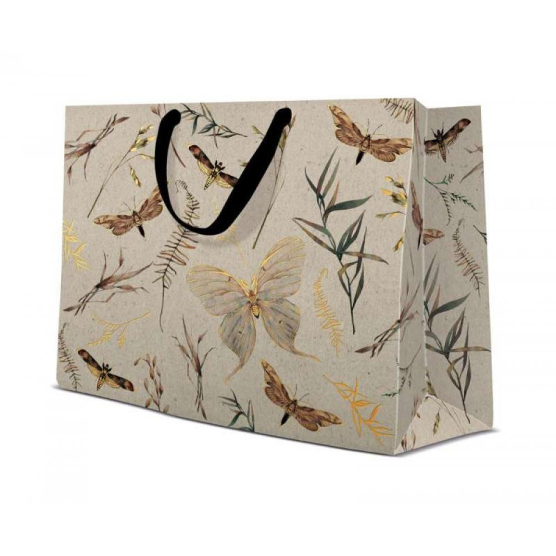 ПОДАРОЧНЫЙ  ПАКЕТ  33.5X26.5X13CM MOTHS, Paw Decor Collection