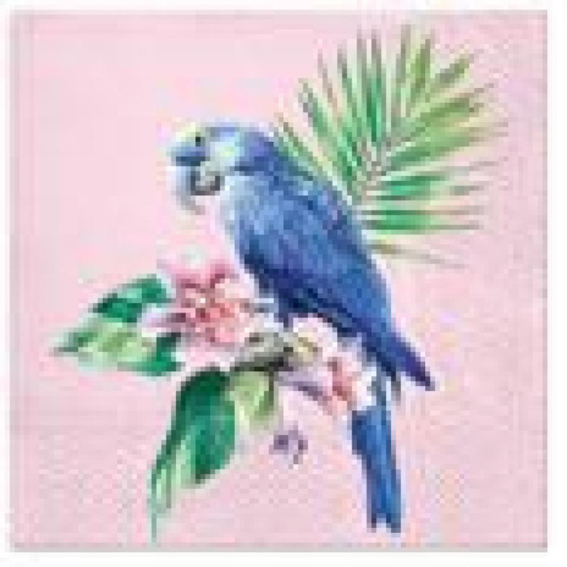 SALVETES 33X33 EXOTIC PARROT, Paw Decor Collection
