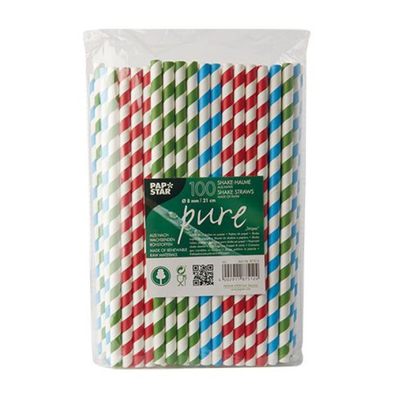 PURE PAPĪRA SALMIŅI 8X21CM 100GAB STRĪPAS 0.164 kg, Pap Star