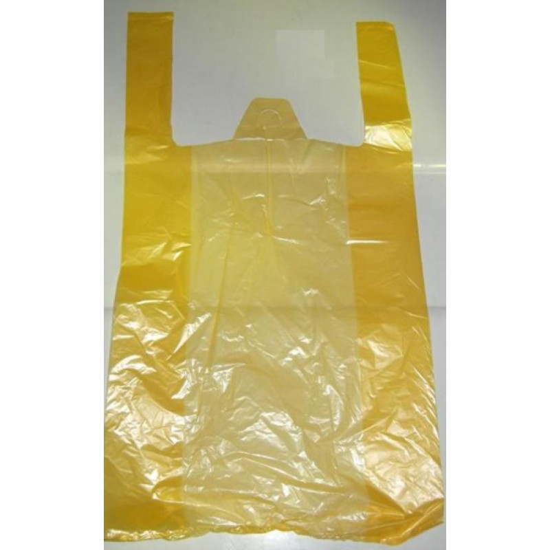 HDPE MAISIŅI 100ШТ. . 25x12x45 DZELTENI 0.116kg/iepak., Partner