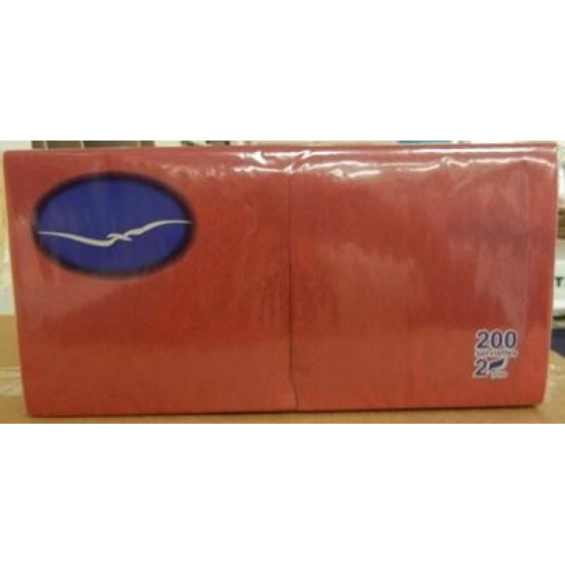 PAPER  NAPKINS  24/2/200PC.. BORDO, Lenek